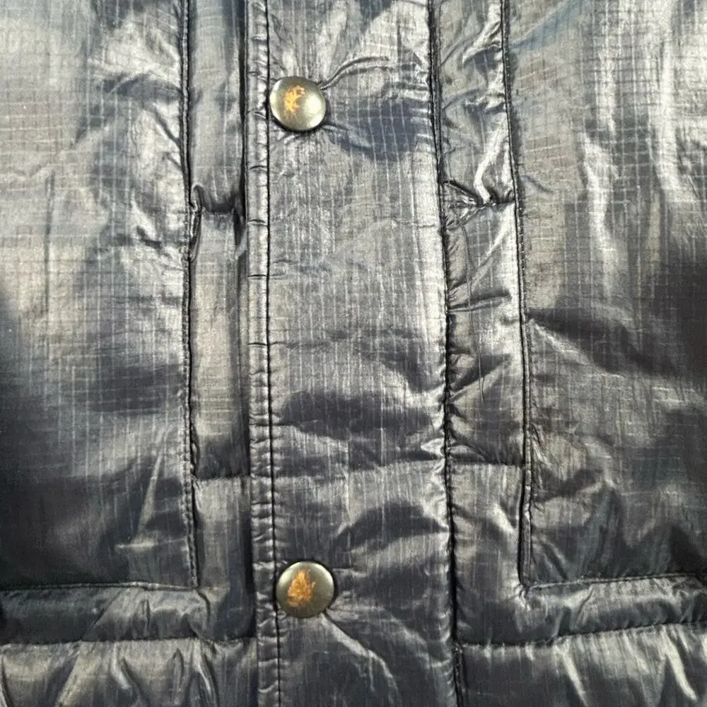 J Crew Sportmen's Outfitter Blue Lightweight Down Puffer Jacket Coat Men's Small